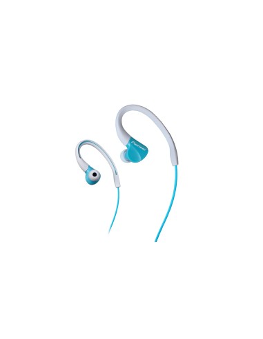Pioneer SE-E3 Intraaural gancho de oreja, Dentro de oído Color aguamarina, Blanco