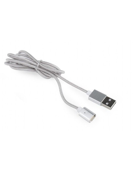 Gembird CC-USB2-AMLM3-1M cable USB USB A Macho Plata