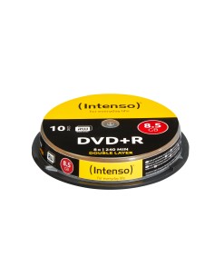 Intenso DVD+R 8.5GB, DL, 8x 8,5 GB 10 pieza(s)