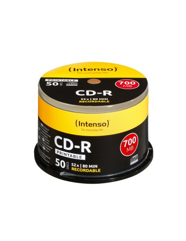 Intenso 1801125 CD en blanco CD-R 700 MB 50 pieza(s)