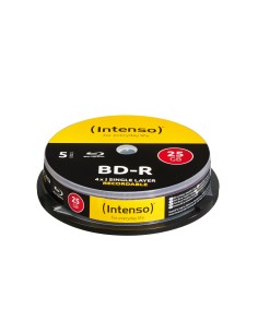 Intenso 5001111 disco blu-ray lectura escritura (BD) BD-R 25 GB 5 pieza(s)