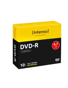 Intenso DVD-R 4.7GB, 16x 4,7 GB 10 pieza(s)