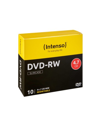 Intenso DVD-RW 4.7GB, 4x 4,7 GB 10 pieza(s)