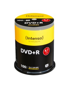 Intenso 4111156 DVD en blanco 4,7 GB DVD+R 100 pieza(s)