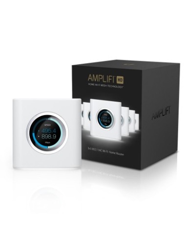 Ubiquiti Networks AmpliFI HD Mesh router inalámbrico Doble banda (2,4 GHz   5 GHz) Gigabit Ethernet Blanco