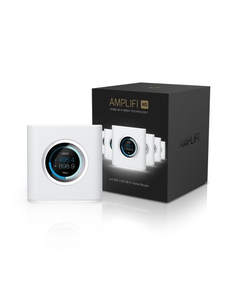 Ubiquiti Networks AmpliFI HD Mesh router inalámbrico Doble banda (2,4 GHz   5 GHz) Gigabit Ethernet Blanco