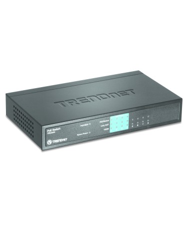 Trendnet TPE-S44 switch No administrado Azul Energía sobre Ethernet (PoE)