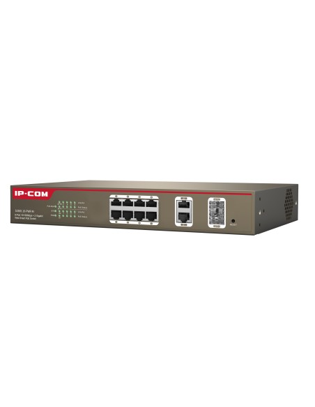 IPCOM POE MANAGEMENT SWITCH S3300-10-PWR-M 8-PORTS FE PORTS + 2 GE SFP COMBO PORTS MANAGEMENT  (S330