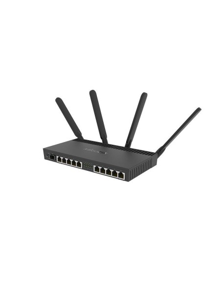 Mikrotik RB4011iGS+5HacQ2HnD-IN router inalámbrico Doble banda (2,4 GHz   5 GHz) Gigabit Ethernet Negro