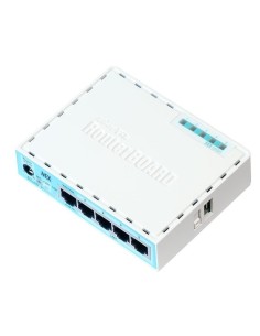 Mikrotik RB750GR3 router Ethernet Turquesa, Blanco