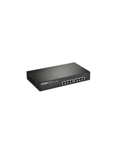 Edimax ES-1008P switch Fast Ethernet (10 100) Negro Energía sobre (PoE)