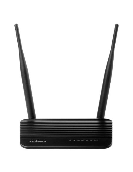 Edimax BR-6428nS V4 router inalámbrico Banda única (2,4 GHz) Ethernet rápido Negro