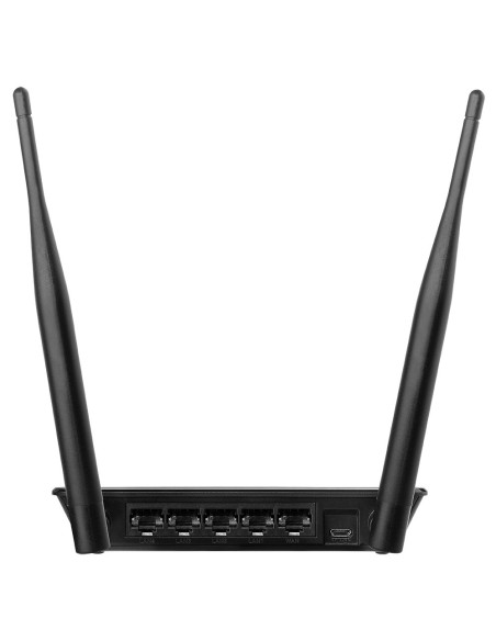 Edimax BR-6428nS V4 router inalámbrico Banda única (2,4 GHz) Ethernet rápido Negro