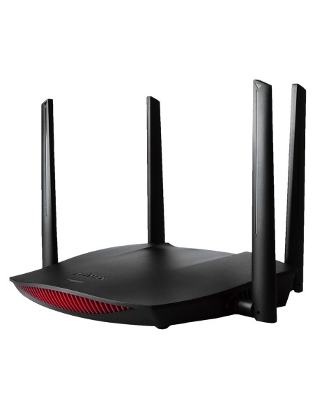 Edimax RG21S router inalámbrico Doble banda (2,4 GHz   5 GHz) Gigabit Ethernet Negro