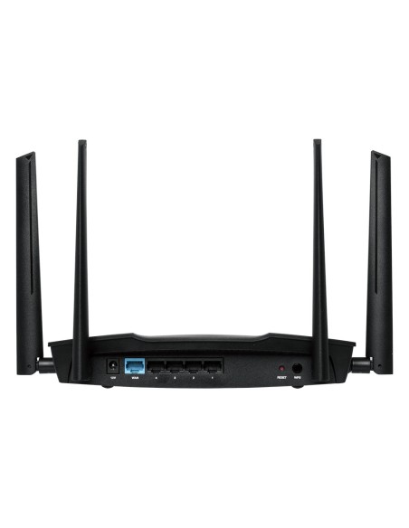 Edimax RG21S router inalámbrico Doble banda (2,4 GHz   5 GHz) Gigabit Ethernet Negro