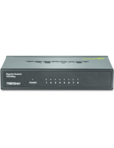 Trendnet GREENnet No administrado Gigabit Ethernet (10 100 1000) Negro
