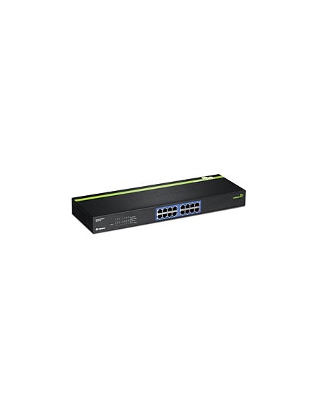 Trendnet TEG-S16G switch No administrado Negro