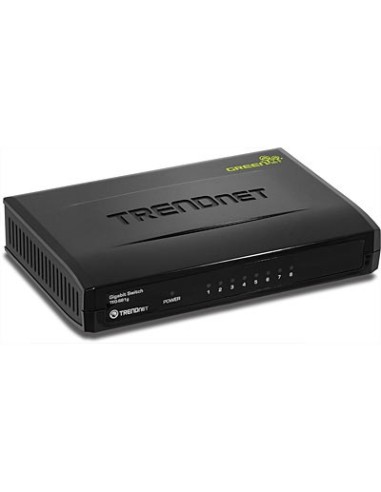 Trendnet TEG-S81g No administrado Gigabit Ethernet (10 100 1000) Negro