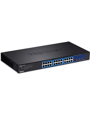Trendnet TEG-30284 switch Gestionado Gigabit Ethernet (10 100 1000) Negro 1U
