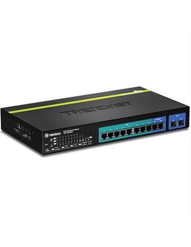 Trendnet TPE-1020WS switch Gestionado L2 Gigabit Ethernet (10 100 1000) Negro 1U Energía sobre (PoE)