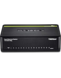 Trendnet TE100-S16Dg No administrado L2 Fast Ethernet (10 100) Negro