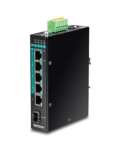 Trendnet TI-PG541i Gestionado L2+ Gigabit Ethernet (10 100 1000) Negro Energía sobre (PoE)