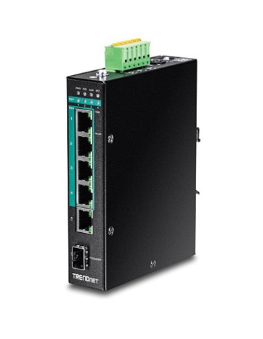 Trendnet TI-PG541i Gestionado L2+ Gigabit Ethernet (10 100 1000) Negro Energía sobre (PoE)