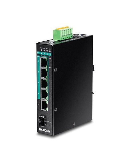 Trendnet TI-PG541i Gestionado L2+ Gigabit Ethernet (10 100 1000) Negro Energía sobre (PoE)