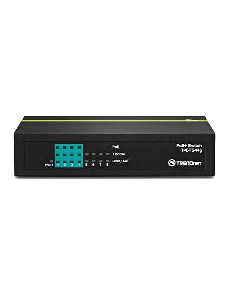Trendnet TPE-TG44G switch Negro Energía sobre Ethernet (PoE)