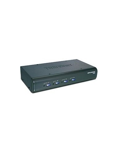 Trendnet TK-423K 4-Port USB   PS 2 KVM Switch Kit w  Audio interruptor