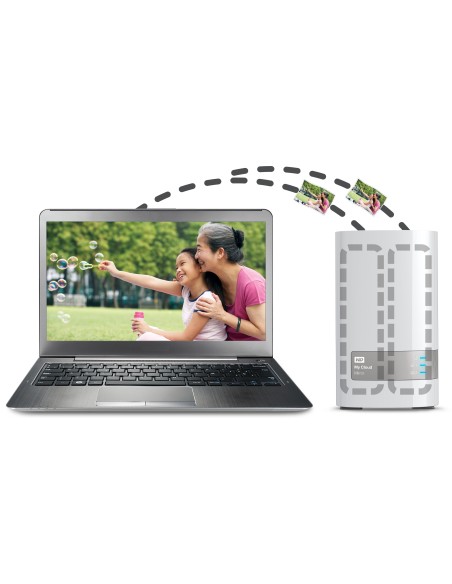 Western Digital My Cloud Mirror dispositivo de almacenamiento personal en la nube 6 TB Ethernet Blanco