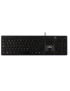 Bluestork KB-W-HUB-USB SP teclado QWERTY Español Negro