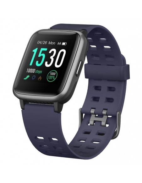 RELOJ SMARTWATCH SUNSTECH FITLIFEWATCH BT4 CARDIO WATERPROOF CALORIAS BLUE