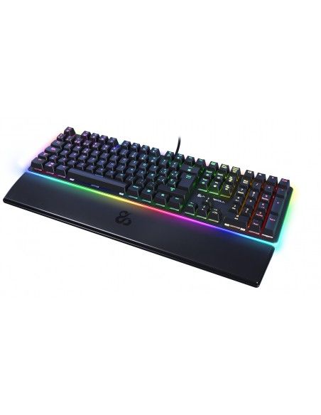 Newskill Gaming Newskill Suiko Switch Red - Teclado Mecánico Gaming con Reposamuñecas Incluido (Teclas con grabación Macro, 20 M