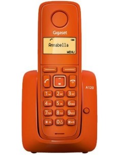 TELEFONO INALAMBRICO DECT DIGITAL GIGASET A120 NARAN