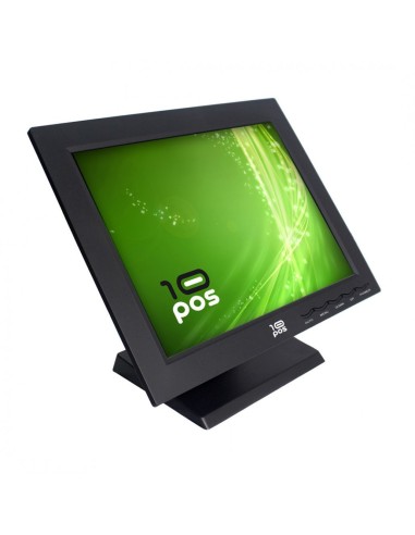 10POS TS-15V monitor pantalla táctil 38,1 cm (15") 1024 x 768 Pixeles Negro Single-touch Mesa