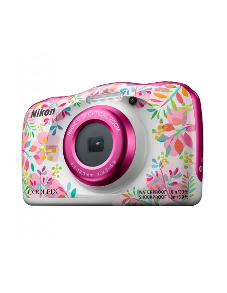 CAMARA NIKON COOLPIX W150 FLOWER+MOCHILA