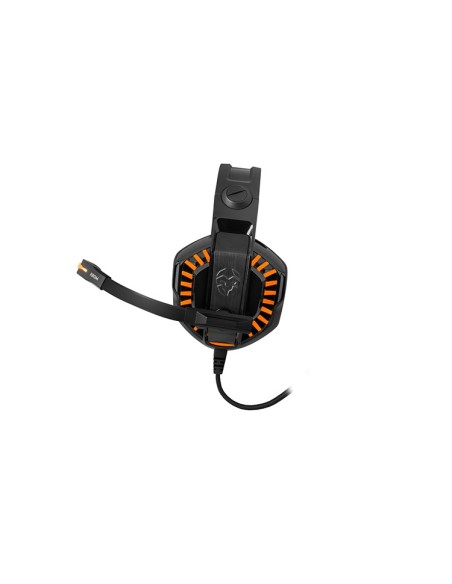 Krom Konor Binaural Diadema Negro, Naranja