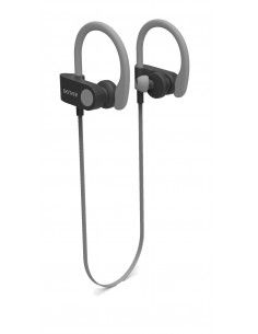 Denver BTE-110 GREY Auriculares Banda para cuello Negro, Gris