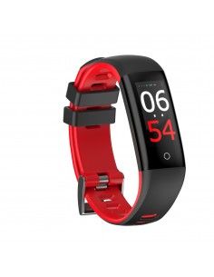 Leotec Fashion Health Pulsera de actividad Negro, Rojo IP67 LCD 2,44 cm (0.96")