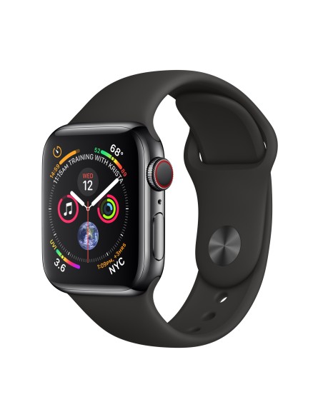 Apple Watch Series 4 reloj inteligente Negro OLED Móvil GPS (satélite)