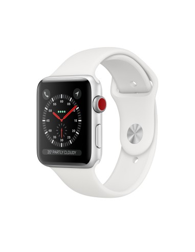 Apple Watch Series 3 reloj inteligente Plata OLED Móvil GPS (satélite)