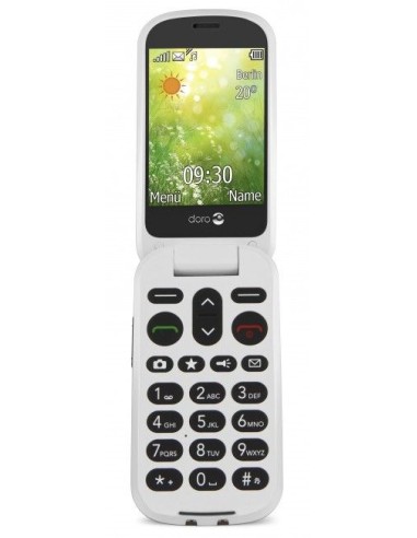 Doro 6050 7,11 cm (2.8") 111 g Champán, Blanco Teléfono básico
