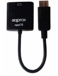 Approx appC15 DisplayPort VGA Negro