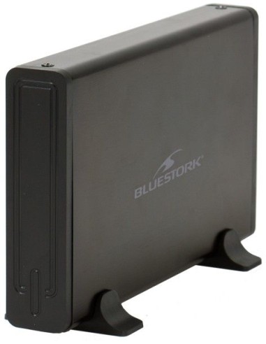 Bluestork BS-EHD-35-COMBO-F caja para disco duro externo 3.5" Negro