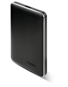 NOX Lite 2.5 2.5" Carcasa de disco duro SSD Negro, Acero inoxidable