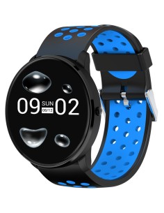 Billow XS20x reloj deportivo Negro, Azul Pantalla táctil Bluetooth