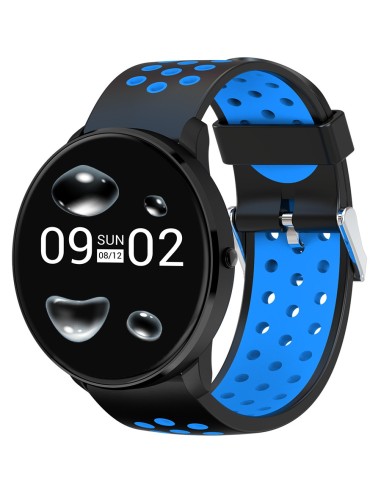 Billow XS20x reloj deportivo Negro, Azul Pantalla táctil Bluetooth