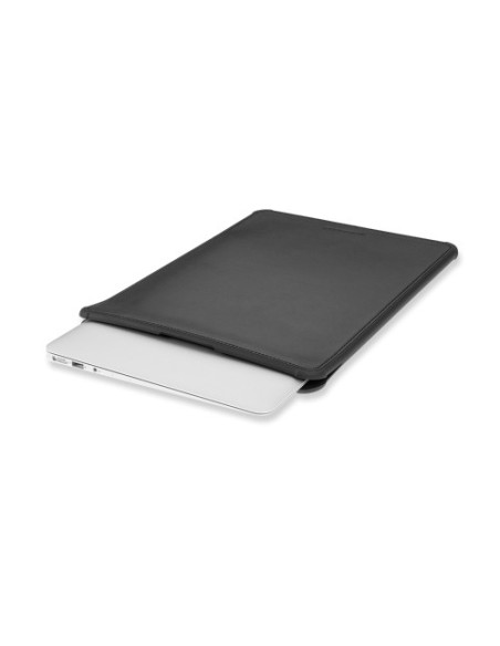 FUNDA CLASSIC PARA  MACBOOK AIR Y PRO 13". NEGRO MOLESKINE