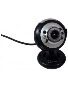 WEBCAM L-LINK LL-4186 8MP NEGRA PLATA